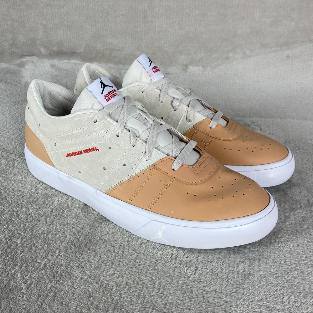 Nike Jordan Series ES Shoes Mens Size 13 Tan White Casual Sneakers NEW